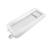 Vasca da bagno Gonfiabile - Vasca da bagno in PVC per adulti con pompa ad aria, portatile e pieghevole, lato letto doccia bagno kit per la casa ospedali