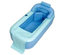 Vasca Da Bagno Gonfiabile | Vasca Pieghevole In PVC Con Seduta Integrata Per Doccia | Pieghevole, Bagno Per Donne Ragazze Famiglia Ragazzi | Mariti Figlie Mogli Figli