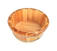 Vasca da bagno in legno per pediluvio, lavabo per pediluvio, secchio per pediluvio, secchio per pediluvio, secchio in legno di abete naturale, super facile da usare, speranzoso per perseguire la