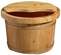 Vasca da bagno in legno per pediluvio, regalo per la casa, vasca da bagno in legno, pediluvio, barile in legno per pediluvio in legno, durevole per la salute, per la salute dei piedi, visione sperosa