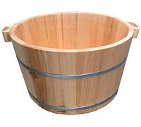 Vasca da bagno in legno per pediluvio, regalo per la casa, vasca da bagno in legno, vasca da bagno per sauna, massaggi, spa, sauna, bagno in legno fatto a mano, visione del pediluvio sperante di