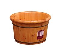 Vasca da bagno in legno per pediluvio, vasca da bagno per pedicure, vasca per piedi per ammollo dei piedi, bacino per adulti, secchio per pediluvio super facile da usare con speranza di perseguire la