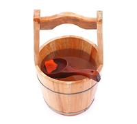 Vasca da bagno in legno per pediluvio, vasca per piedi da ammollo, secchio per piedi, bacino per adulti, secchio in legno per pedicure, vasca idromassaggio per pediluvio (dimensioni: A) (A) super