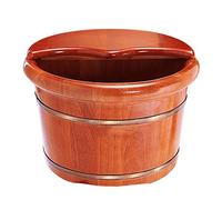 Vasca da bagno in legno per pediluvio, vasca per piedi per adulti, vasca da bagno per pediluvio, secchio in legno per pedicure, secchio per ammollo dei piedi, super facile da usare, luna piena è così