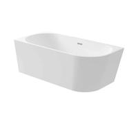Vasca da bagno Limonar 160 cm sinistra angolare/freestanding bianco in acrilico Bianco