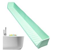 Vasca da bagno paraspruzzi in silicone con ventose, paraspruzzi per vasca da bagno - vassoio per giocattoli per badante, asili, appartamento, bagno, casa e doccia