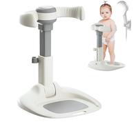 Vasca da bagno per bambini con base antiscivolo, supporto per doccia regolabile per bambini da 6 a 36 mesi, doccia per neonati e bambini