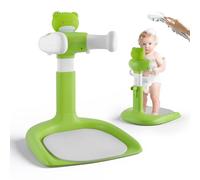 Vasca da bagno per bambini con supporto doccia, supporto anti-schiacciamento, torre doccia regolabile per aiutare il bambino ad alzarsi, ideale come doccia in piedi per neonati e come regalo