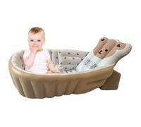 Vasca da bagno per bambini | Sedile da bagno gonfiabile per bambini | Sedile da bagno regolabile e pieghevole per ragazzi e bambine
