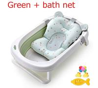 Vasca da bagno per bambini Vasca da bagno per bambini Pieghevole Neonato Può Sedere A Casa Bugia Mobili per bambini A Botte Grande (verde2)