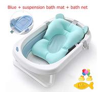 Vasca da bagno per bambini Vasca da bagno per bambini Pieghevole Neonato Può Sedere A Casa Bugia Mobili per bambini A Botte Grande (blu3)