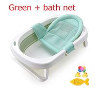 Vasca da bagno per bambini Vasca da bagno per bambini Pieghevole Neonato Può Sedere A Casa Bugia Mobili per bambini A Botte Grande (verde1)