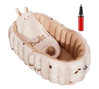 Vasca da bagno per gonfiabile - vasca per portatile con sedile, piscina pieghevole non slip per per il bagno, i viaggi, il campeggio, la spiaggia, le vacanze e l'uso domestico