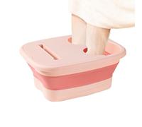 Vasca da bagno per piedi - grande bacino per pediluvio profondo, con massaggiatore per piedi, bacino spa per ammollo stanco, aiuta a dormire, spa per pedicure