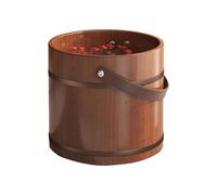 Vasca da bagno per piedi in legno con rullo massaggiante integrato - bacino per il relax e la cura - per giovani, genitori, anziani e casa sauna spa