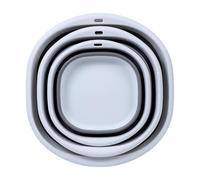 Vasca Da Bagno Pieghevole - Cesto Per La Biancheria In Plastica | Vasca Da Bagno In Silicone Pieghevole | Lavatrice Portatile | Vasca Da Stoviglie Compatta, Design Di Risparmio Di Spazio, Bacino