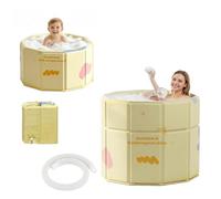 Vasca da bagno pieghevole da 70 cm, per adulti, per il bagno sul ghiaccio, per anziani, anziani e bambini, piccoli bagni, come vasca da bagno con acqua calda o bagno di ghiaccio per adulti