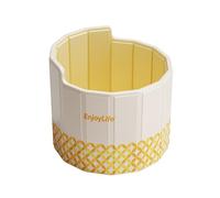 Vasca da bagno pieghevole for adulti con schienale ergonomico a forma di C, vasca da bagno portatile con isolamento termico a 5 strati