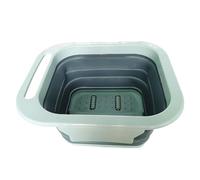 Vasca da bagno pieghevole for pediluvio domestico, contenitore for acqua, con secchio for immersione for piedi massaggiante Per Piedi(Blue)