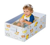Vasca da Bagno Pieghevole per Bambini - Stabile, e Impermeabile | Ideale per Doccia di Bambini e Bambine | Per le bambine, uso interno, bagno, doccia, spa, in viaggio, in camper, balcone, uso esterno