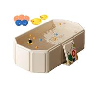 Vasca da bagno pieghevole per - Vasca da doccia portatile per bambini | Lavandino leggero per bambini con giocattoli, include palline d'acqua e paperelle, contenitore riutilizzabile per il bag