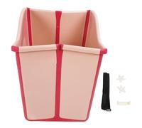 Vasca da Bagno Pieghevole Portatile, Vasca da Bagno a Immersione Senza Installazione, Vasca da Bagno Calda, Vasca di Ghiaccio, Vasca da Bagno SPA per Famiglie, per Bambini (PINK)
