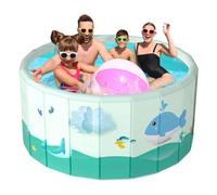 Vasca da bagno pieghevole Vasca da bagno interattiva portatile in PVC | Piscina da bagno per bambini cani e animali domestici per bambini cani famiglia animale domestico cortile giardino patio