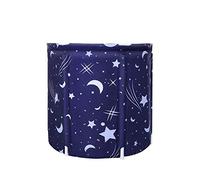 Vasca da bagno portatile 65 x 65 cm, vasca da bagno pieghevole, facile da installare, vasca da bagno ecologica per bagno spa, ispessimento con schiuma termica per mantenere la temperatura