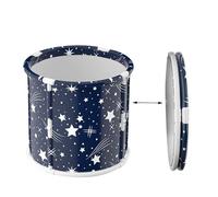 Vasca Da Bagno Portatile - Grande Vasca Da Bagno Pieghevole 27,6 Pollici, Idromassaggio Esterna Rinforzata, Secchio in Pvc Di Nylon Resistente Alle Perdite | Comoda Relax Domestica per