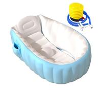 Vasca Da Bagno Portatile Per - Vasca Da Bagno Gonfiabile Per La Prima Infanzia Con Pompaggio A Piedi Per La Doccia,Vaschetta Doccia Cura Antiscivolo Portatile Per Bambini Dai 2 Anni