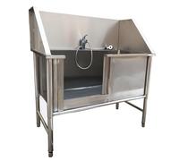 Vasca Da Bagno Professionale Per Toelettatura Di Cani Da Compagnia In Acciaio Inossidabile,Vasca Da Bagno Per Cani Di Grandi Dimensioni,Stazione Di Bagno Per Cani Per La Casa,Stazione Di Lavaggio(120c