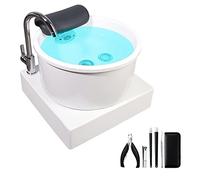 Vasca Da Bagno Termale In Acrilico Pediluvio Con Idromassaggio Pedicure Foot Spa Vasca Da Bagno Attrezzatura Per Il Massaggio Del Salone Di Regolazione Del Caldo E Del Freddo (Size : Bath+pedicure)