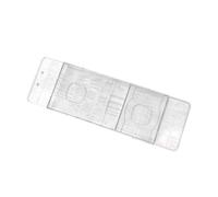 Vasca da bagno trasparente, design anti-ribaltamento, spazioso vassoio per tablet, candele e accessori, porta vino C - perfetto per un'esperienza rilassante in bagno