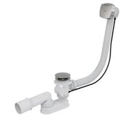 Vasca da bagno vasca di scarico AB ueberlaufgarnitur lunghezza 570 mm Cromo automatica con bowden tappo grande scarico vasca lavello