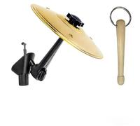 Vasca da crash regolabile per prese d'aria, mini batteria metallica con bacchetta battente, ideale per gli amanti della musica dell'auto, griglia di ventilazione per tutti i veicoli (oro)