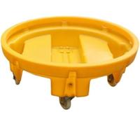 Vasca di Raccolta modulare per fuoriuscite di Petrolio: Una Piattaforma Industriale impilabile con scarichi e griglia in polietilene Rimovibile, Adatta a Garage e mercati.