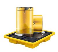 Vasca di Raccolta modulare per Il Troppo Pieno, Piattaforma di stoccaggio, sicura e a Prova di perdite, Ecologica, Adatta per Applicazioni industriali e da Giardino Inter,A,33.5×33.5×5.5cm