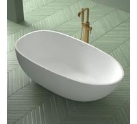 Vasca Free Standing Hakuraa in Art Stone Colore Bianco Opaco Lullaby - CONFEZIONE: 1 pz., Dimensione: 170 cm