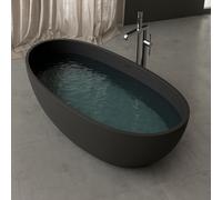 Vasca Free Standing Hulhule in Art Stone Colore Nero Opaco Lullaby - CONFEZIONE: 1 pz.