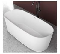 Vasca Free Standing Maafushii in Art Stone Plisse Colore Bianco Opaco Lullaby - CONFEZIONE: 1 pz.