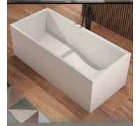 Vasca Free Standing Randheli in Art Stone Colore Bianco Opaco Lullaby - CONFEZIONE: 1 pz., Dimensione: 170 cm