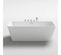 Vasca freestanding 170x80x58h da bagno bianca stile moderno centro stanza |1