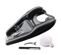 Vasca Gonfiabile per il Lavaggio dei Capelli - Salone Mobile In PVC Impermeabile E Trasportabile - Vasca per Lavare i Capelli per Persone Ferite e Allettate,Per Anziani Feriti Donne in Gravidanza e