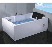 Vasca idromassaggio 185x120 angolare 2 posti cromoterapia radio miscelatore |25