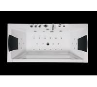 Vasca Idromassaggio per bagno 185x90 fulloptional vetro laterale riscaldatore |o