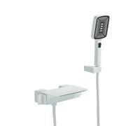 Vasca moderna doccia mixer a rubinetto mixer mixer con doccia a leva singola tocco di vasca con doccia mixer tocco di bambola nero ridotto di riempimento per vasca da bagno, oro, oro LWX