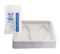 VASCA PEDICURE PEDILUVIO IN PLASTICA RESISTENTE + 100 SACCHETTI PODOLOGICI VASCA PIEDI PROFESSIONALE PER ESTETISTA