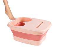 Vasca Pediluvio | Ammollo Piedi | Design Ergonomico Pieghevole Portatile con Massaggio Plantare per Casa Spa Recupero Post-Allenamento Viaggio e Campeggio