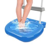 Vasca Pediluvio Gonfiabile Vassoio Gonfiabile Portatile | Bacinella Per Pediluvio Nella Piscina per Scala Ingresso Terra Idromassaggio Casa Esterno Patio Giardino Spiaggia Spa