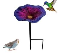 Vasca per a Forma di - Abbeveratoio Da Giardino Per Con Paletto | Stazione Di Bevuta Per Colibrì Da Esterno - Per Esterno Cortile Patio Portico Prato Aiuole Osservatori Di Amanti
